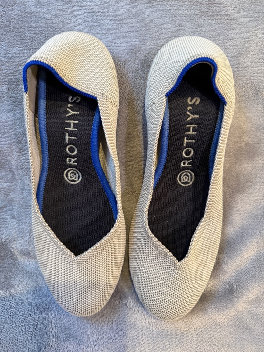 Rothy's Cream Knit Flats - Picture 5 of 6